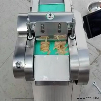 山药切片机 小型滚筒旋转山药切片机 高转数土豆切片机切丝机