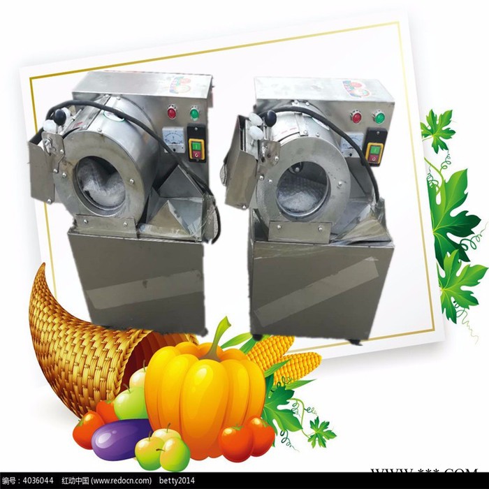 山药切片机 小型滚筒旋转山药切片机 高转数土豆切片机切丝机图6