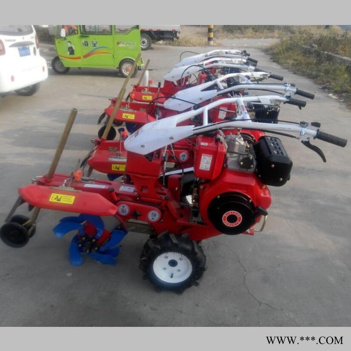 山药松土开沟机  186风冷柴油多功能微耕机 双速开沟培土机富兴图4