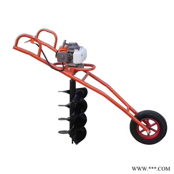 新型植树挖坑机 山药挖穴机 钻坑种树打洞机 大功率地钻挖坑机图8