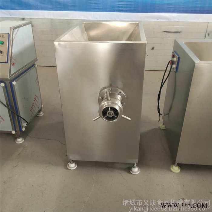 义康牌JR-100型 多功能辣椒山药绞碎机 虾滑丸子加工设备 肉店绞肉机图4