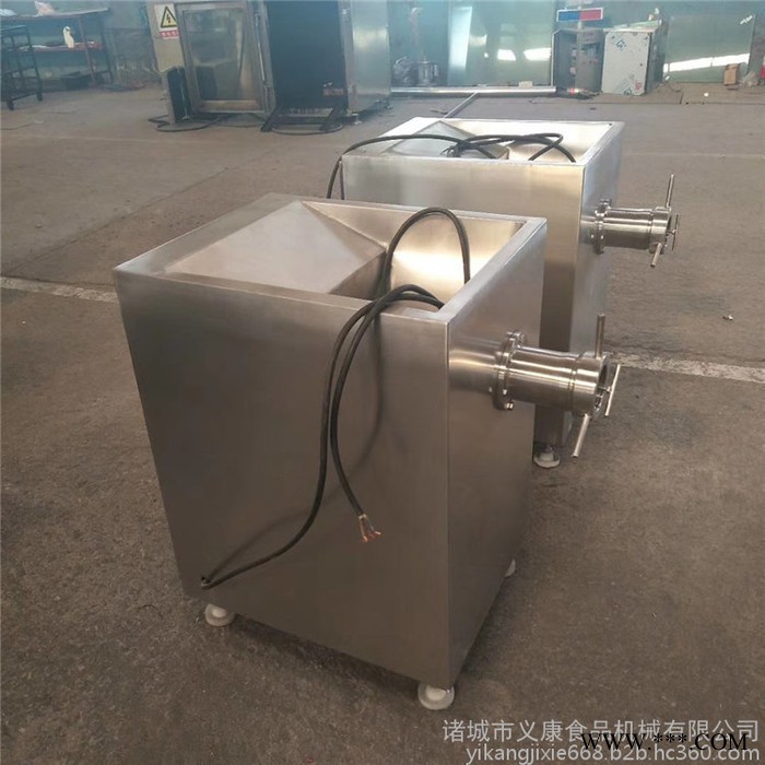 义康牌JR-100型 多功能辣椒山药绞碎机 虾滑丸子加工设备 肉店绞肉机图7