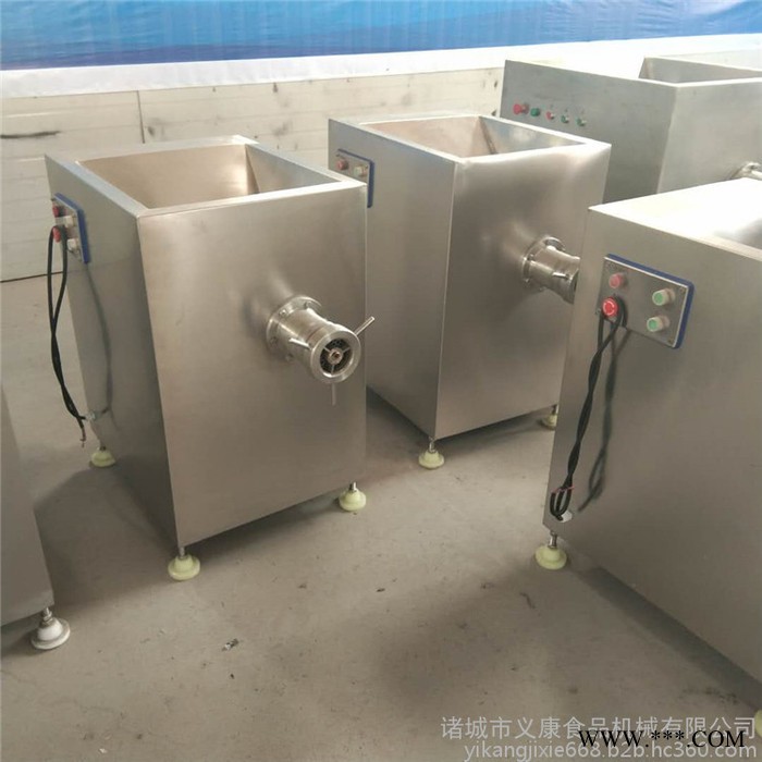 义康牌JR-100型 多功能辣椒山药绞碎机 虾滑丸子加工设备 肉店绞肉机图6