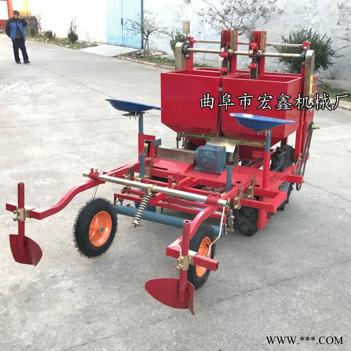 宏博BZJ 土豆种植机 马铃薯山药种植机 定制两垄四行播种机图5