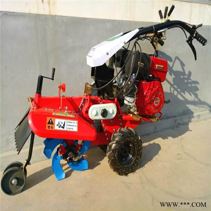 耕地除草起垄机 小型山药开沟机图片 辣椒封沟机视频图8