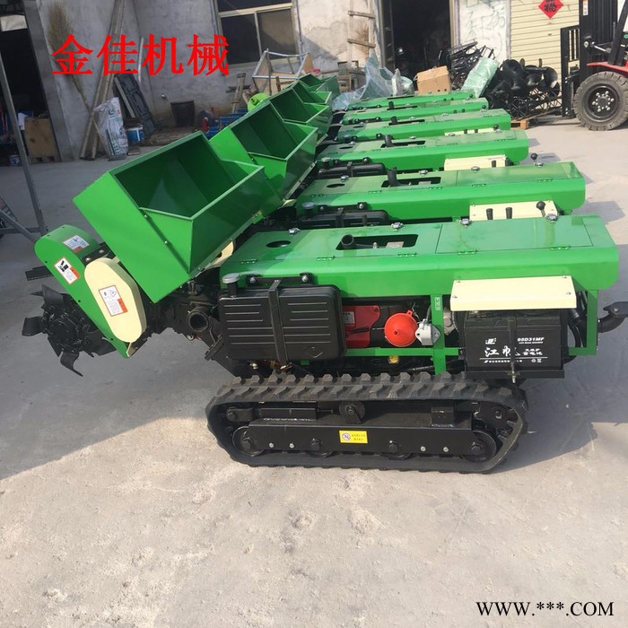 jj金佳自走式履带开沟机 山东履带式田园管理机施肥机 山药开沟机价格图7