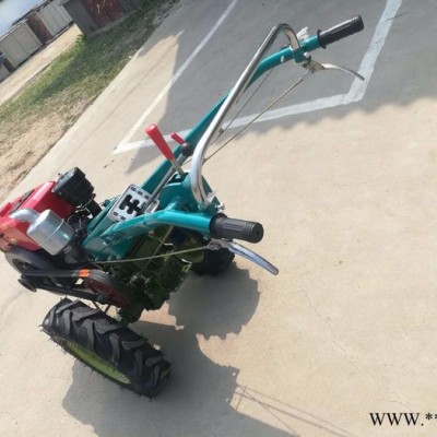 山药种植旋耕起垄机 手扶拖拉机带开沟机 手扶施肥打药机