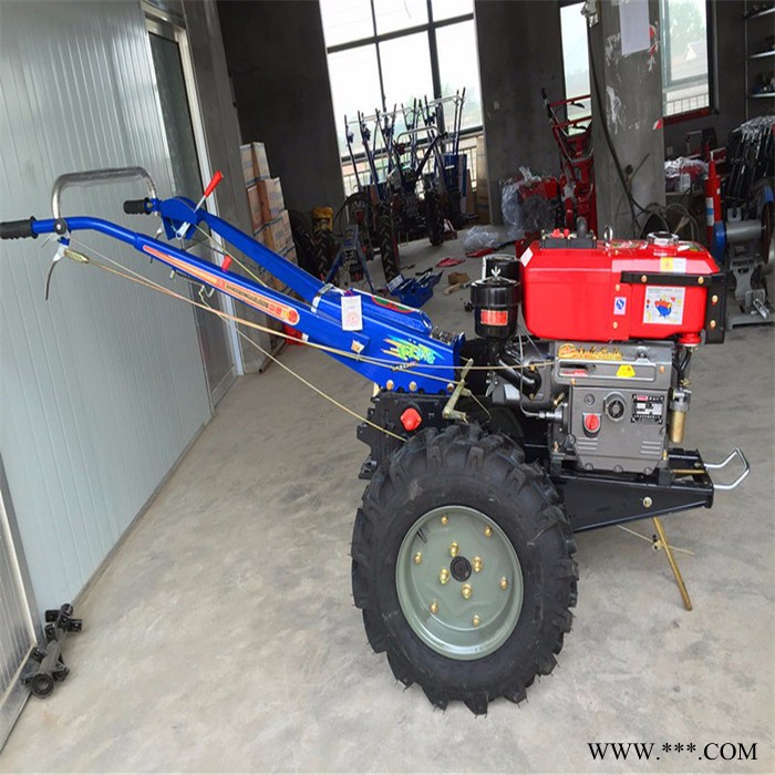 山药种植旋耕起垄机 手扶拖拉机带开沟机 手扶施肥打药机图5