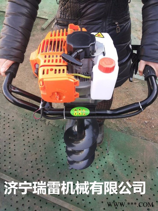 挖坑机配件大全  甘肃大棚立柱打孔机 山药种植挖坑机价格图6