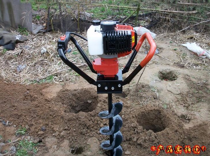 四冲程汽油挖坑机，山药种植打眼机 轻便挖坑机报价