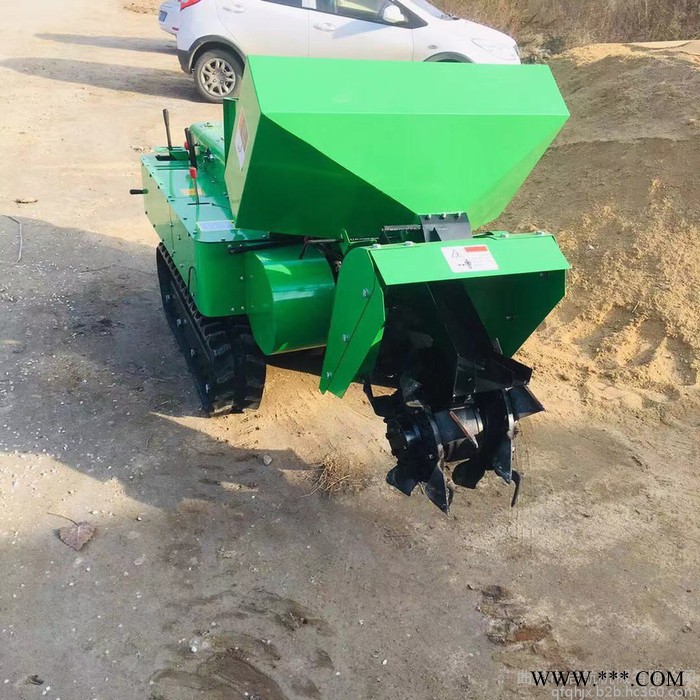 山药果园锄草机 柴油回填机价格 启航履带式深施土杂肥开沟机图7