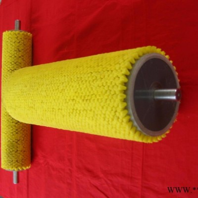 成都刷子厂   玻璃清洗毛刷辊   食品机械清洗毛刷辊    山药去皮机毛刷