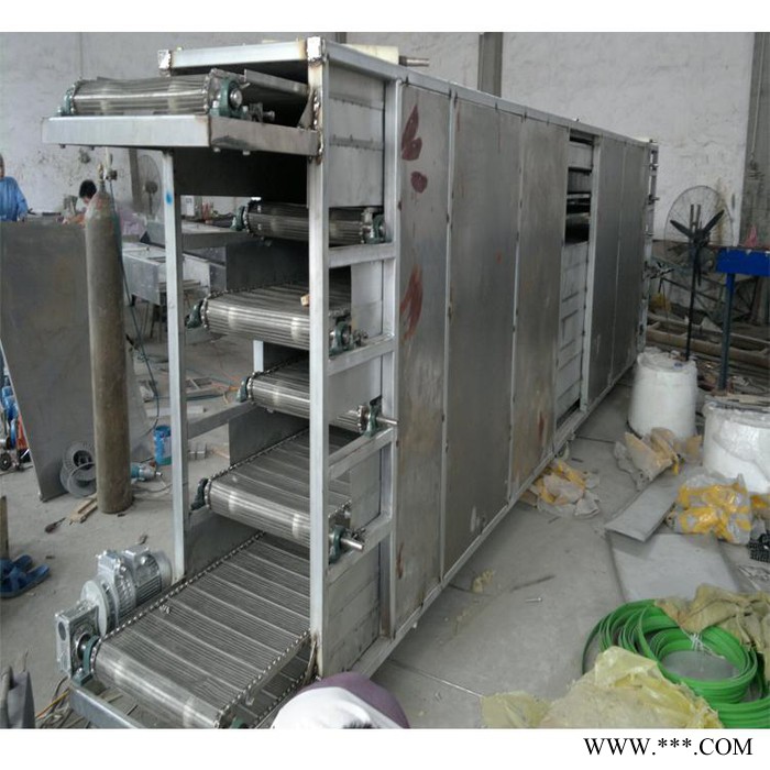 三层链板网带烘干机 隧道式流水线烘干机  蔬菜专用烘干机 山药烘干机图3