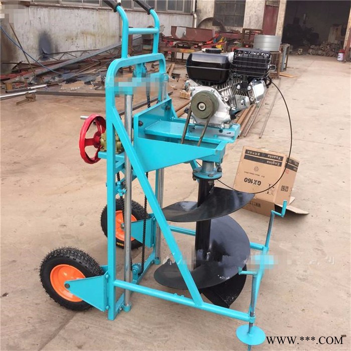山药种植挖沟机 小型打坑机价格 单人手提式挖坑机图8