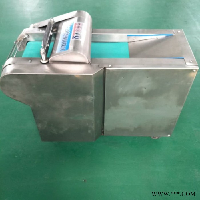 山药切丁切片机  萝卜白菜切丝机  葛根切丁现货   做陷切馅机操作视频图4