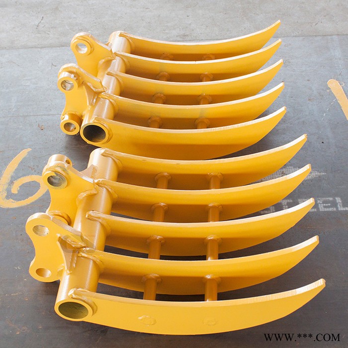 挖掘机耙子 力士德SC130加强多齿松土器 农用药材耙子山药耙子图3