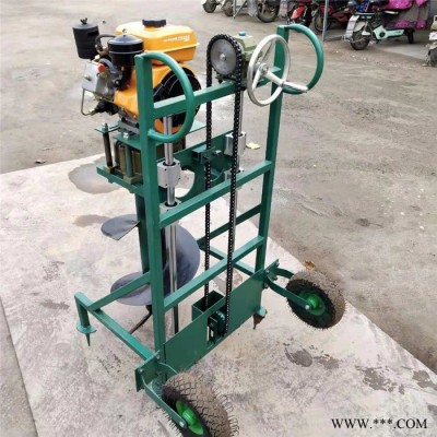 悬挂式山药种植打眼机 悬挂式山药种植打眼机 多用途单螺旋挖坑机富兴