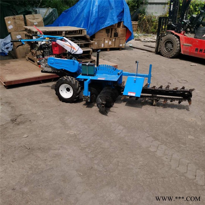 山药种植开深沟机 启航 柴油开深沟机图4