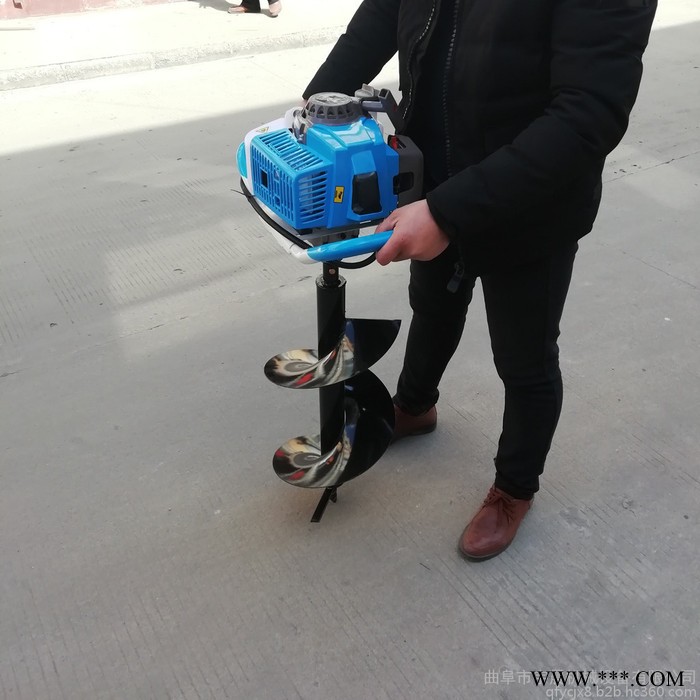 山药植树挖坑机 种植树打坑机 小型手提打坑机图5