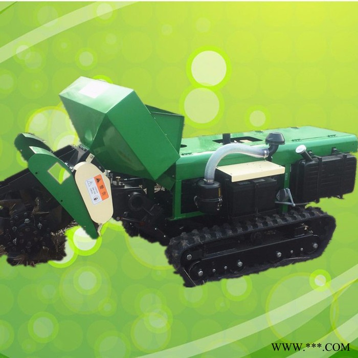 山药种植开沟机   园林葡萄果园开沟施肥机图3