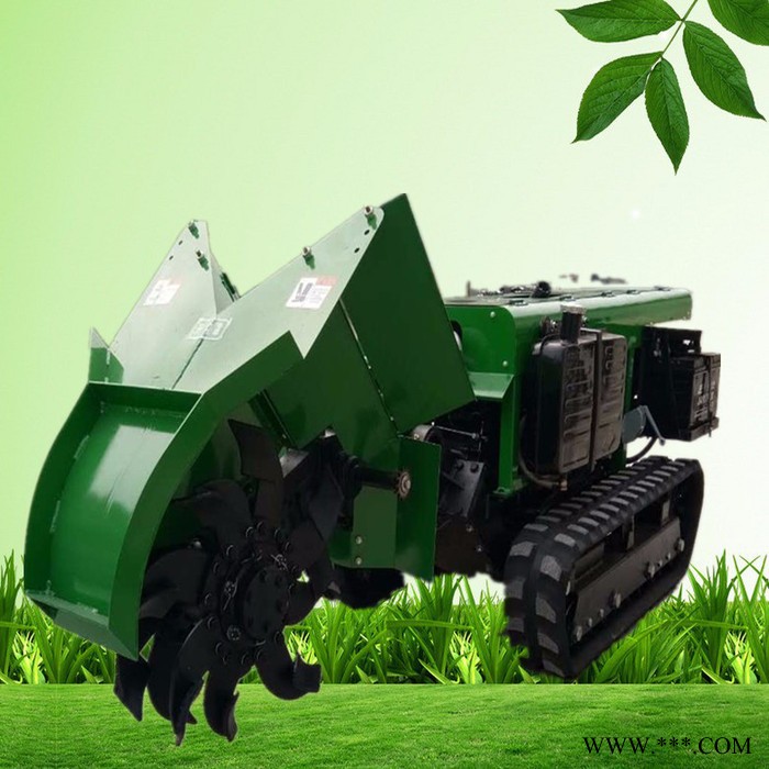 山药种植开沟机   园林葡萄果园开沟施肥机图7