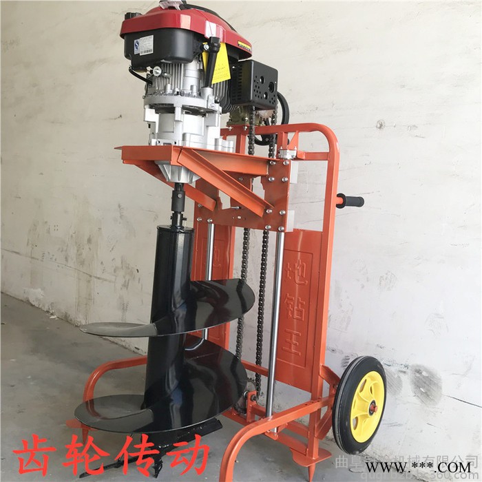 冠发高品质挖坑机 山药种植打眼机 大型汽油挖坑机图4