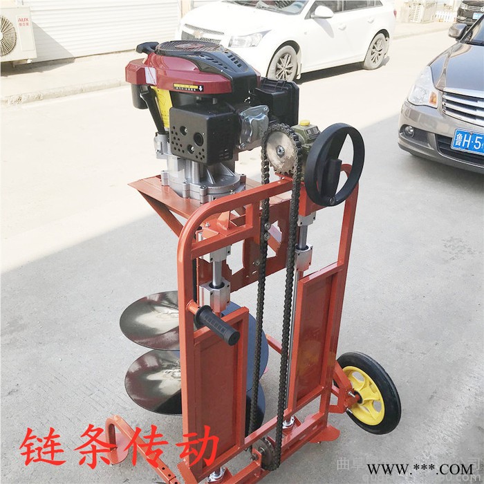 冠发高品质挖坑机 山药种植打眼机 大型汽油挖坑机图7