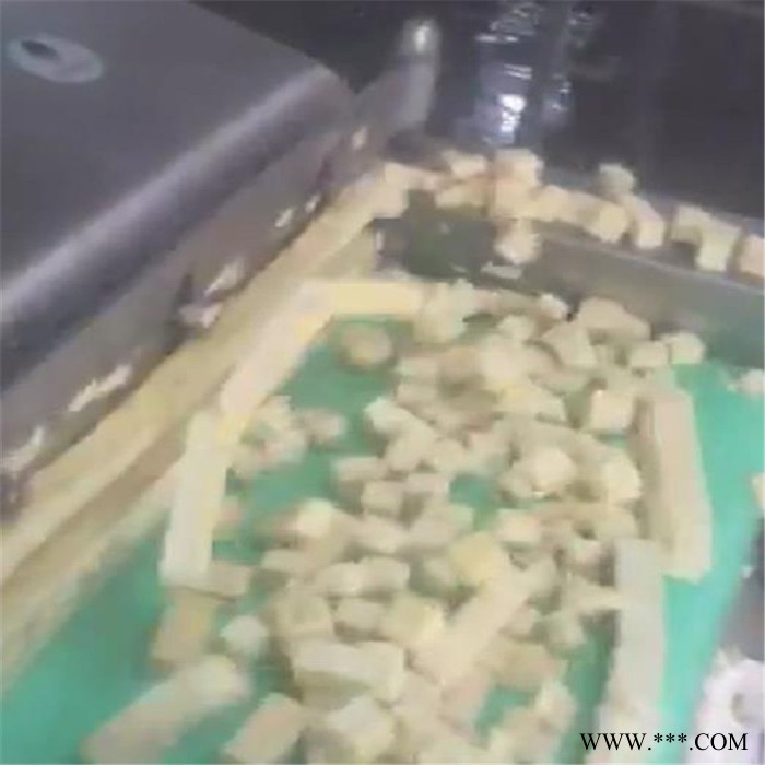 食堂山药切片机型号 芥菜切丝机价格 豆角切断机视频图5