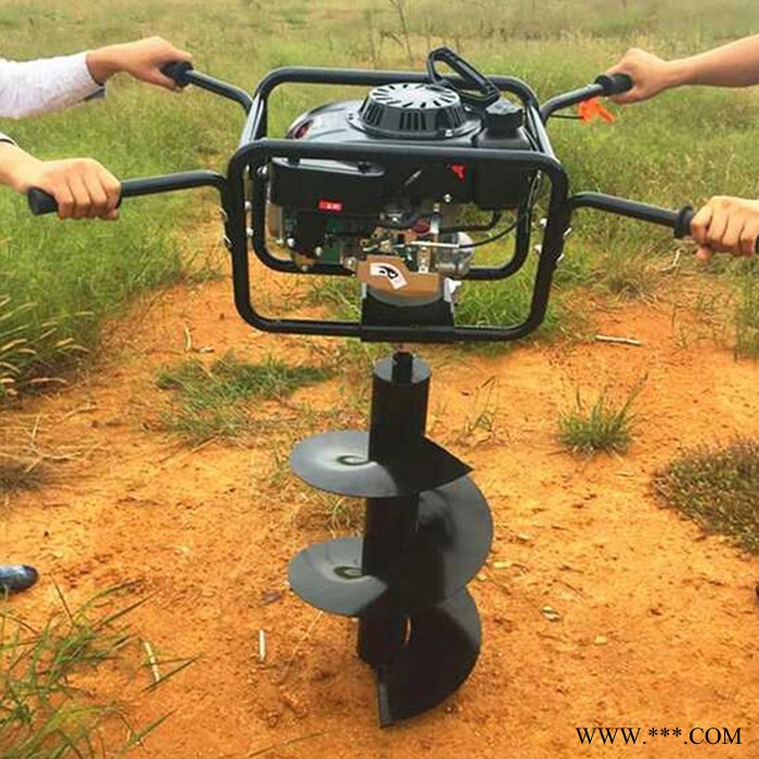普航 四冲程挖坑机 山药打洞机 坡地植树挖坑机厂家图4