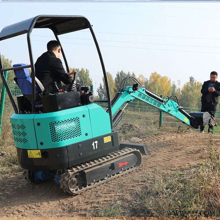 岳工 小型挖掘机 先导三缸挖掘机 挖山药使用挖沟机图6