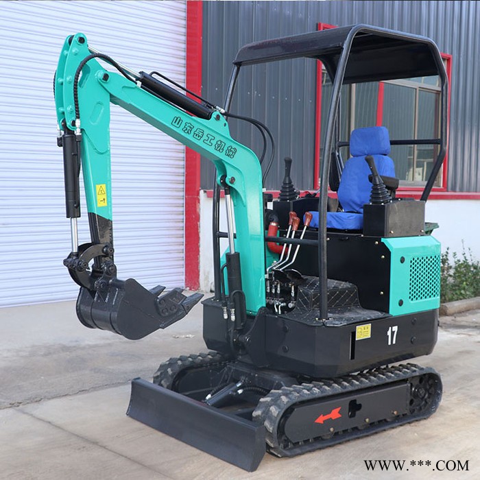 岳工 小型挖掘机 先导三缸挖掘机 挖山药使用挖沟机图4