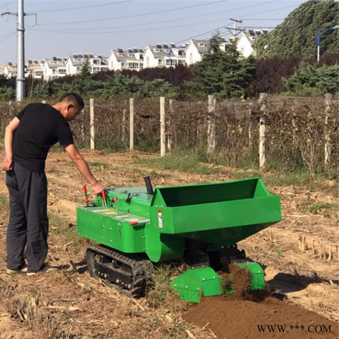 山地爬坡履带果树开沟施肥机 山药葡萄施肥履带式开沟机图6