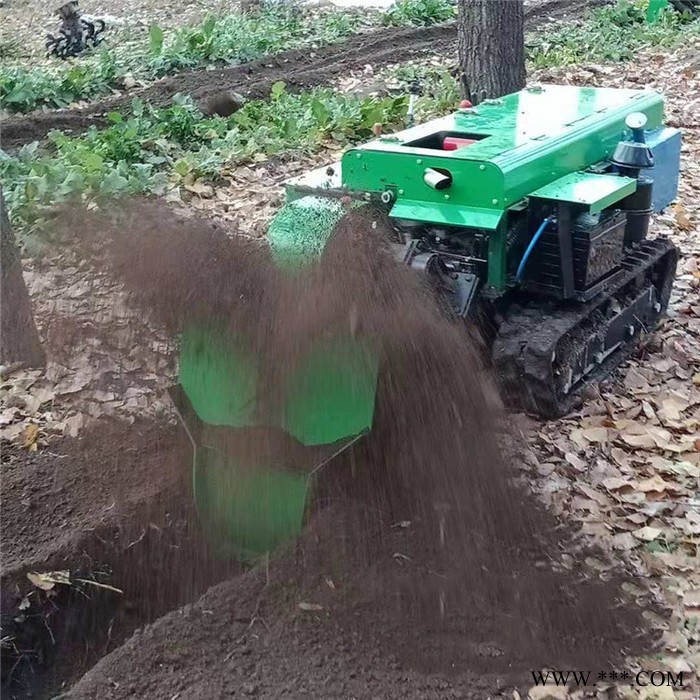 山地爬坡履带果树开沟施肥机 山药葡萄施肥履带式开沟机图4