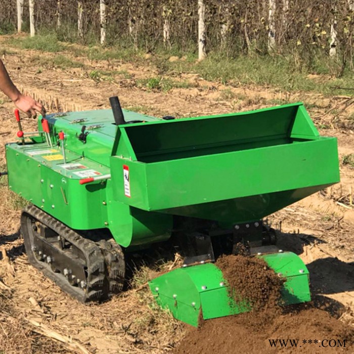 山地爬坡履带果树开沟施肥机 山药葡萄施肥履带式开沟机图5