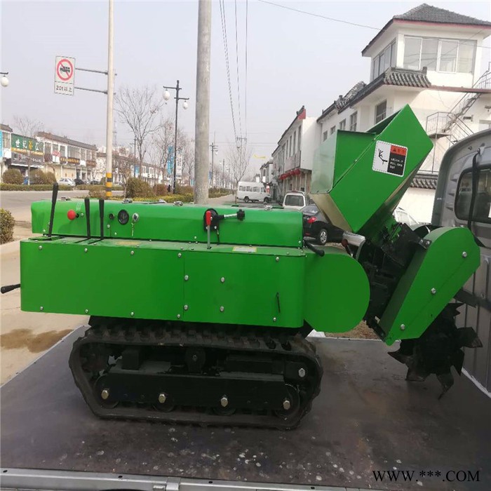 履带式农用山药葡萄开沟施肥机 大葱大姜起垄机 新型农用旋耕机图6