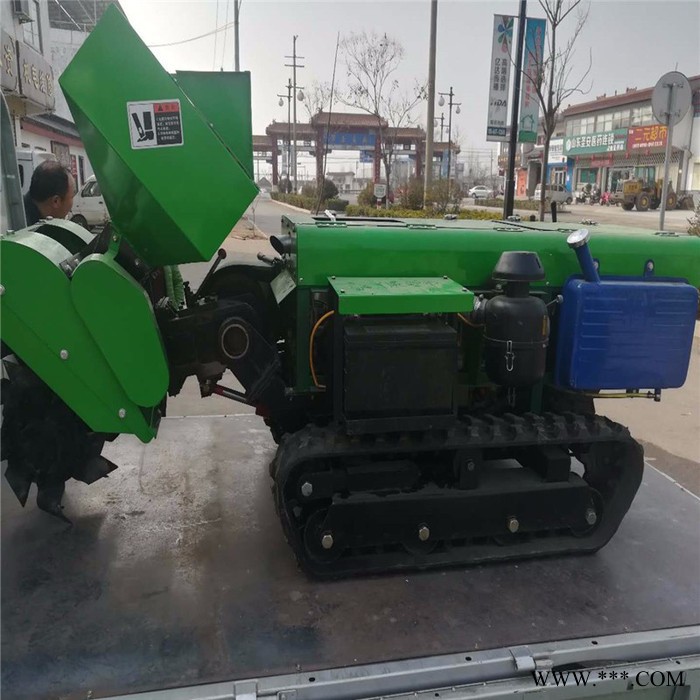 履带式农用山药葡萄开沟施肥机 大葱大姜起垄机 新型农用旋耕机图7