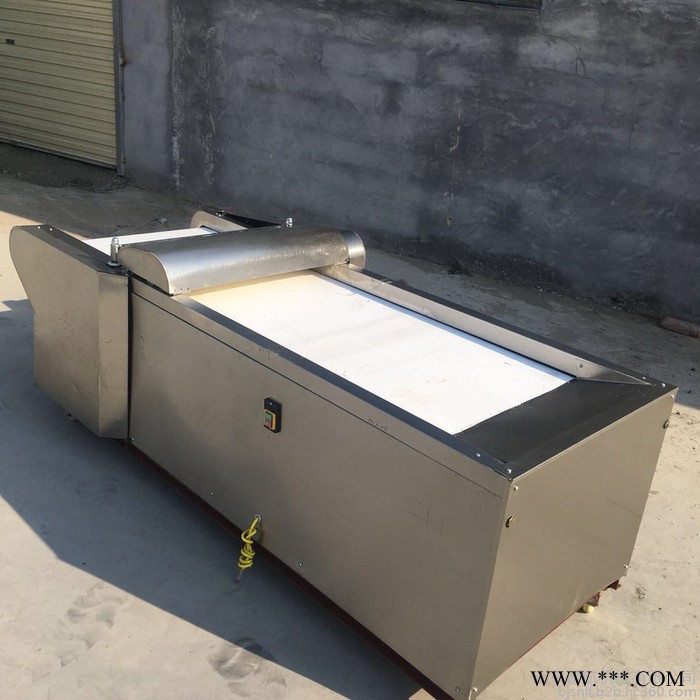 牛头皮切片机 厚薄可调山药切片机   普航 不锈钢切菜机视频图5