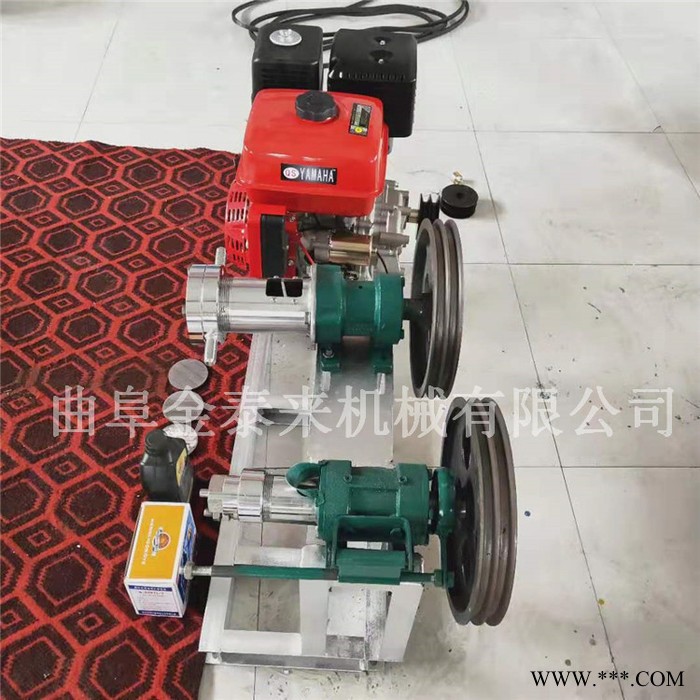 安徽家用休闲食品加工 汽油电启动山药粉膨化机糖粽子膨化机直销图6