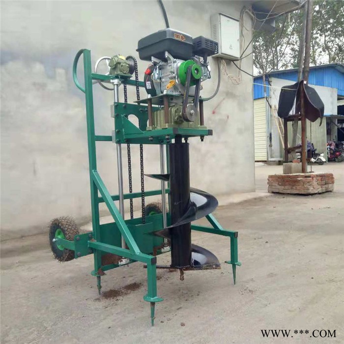 富兴 葡萄园栽柱子打洞机 手提式山药种植打眼机 旋转式植树打坑机参数图2