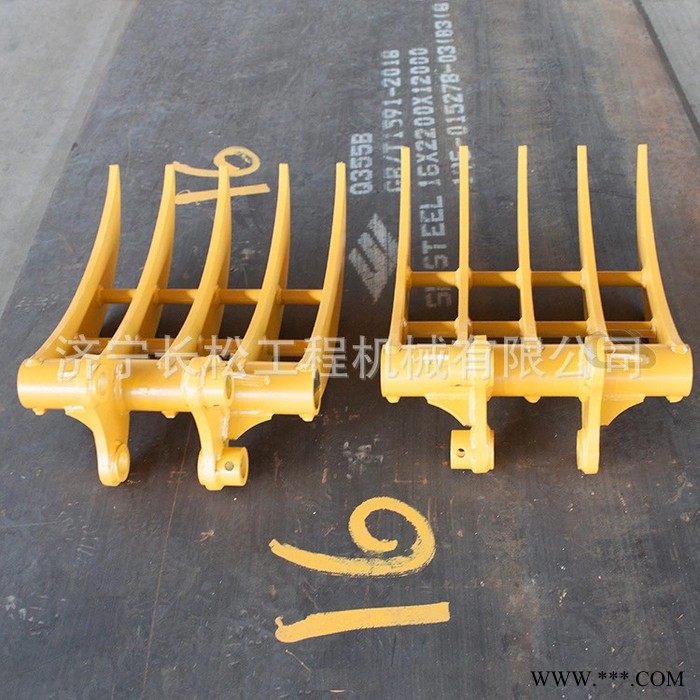 挖掘机耙子 现代R110挖机加强多齿松土器 农用药材耙子山药耙子图3