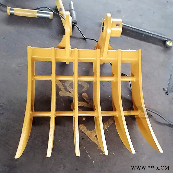 挖掘机耙子 现代R110挖机加强多齿松土器 农用药材耙子山药耙子图5