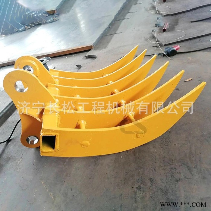 挖掘机耙子 现代R110挖机加强多齿松土器 农用药材耙子山药耙子图2