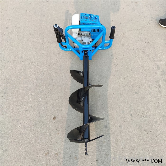 河南植树山药打坑机价格 四冲程挖坑机 各种型号挖坑机直销图5