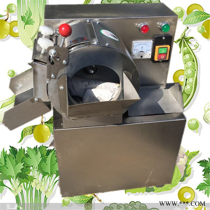 富兴山药竹笋切丝机 胡萝卜切丁机 660型号商用海带切菜机图5
