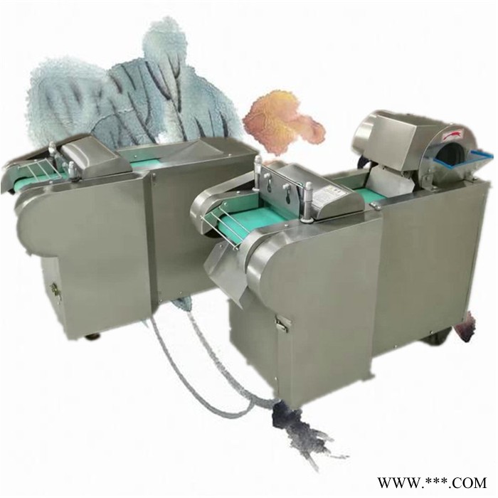 富兴山药竹笋切丝机 胡萝卜切丁机 660型号商用海带切菜机图7