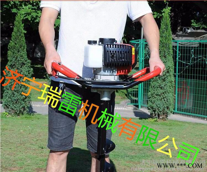 山地丘陵地种植山药钻土打孔机  小型便携式汽油挖坑机图片图3