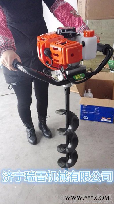 山地丘陵地种植山药钻土打孔机  小型便携式汽油挖坑机图片图7