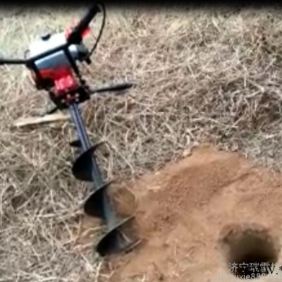 山地丘陵地种植山药钻土打孔机  小型便携式汽油挖坑机图片