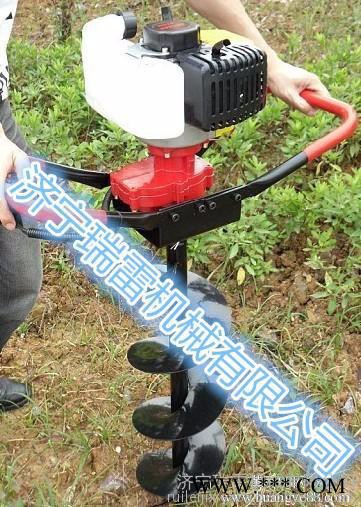 山地丘陵地种植山药钻土打孔机  小型便携式汽油挖坑机图片图6