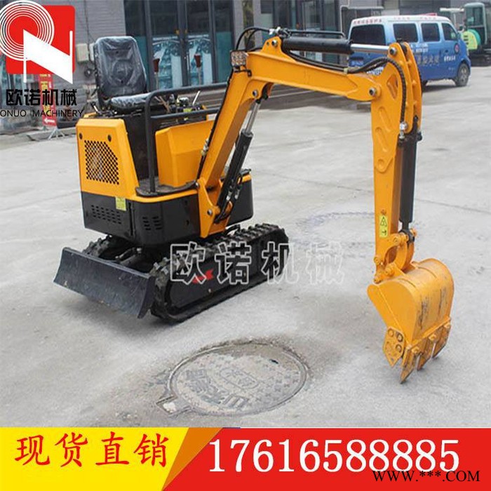 山东小型挖掘机厂家 1吨微型挖掘机报价 挖树挖山药破碎路面图3